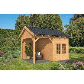 Kiosque Hamar L type 3 mélèze/douglas 478xP395