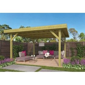 Pavillon de jardin 20m2 455x455cm MODERNE GRAND