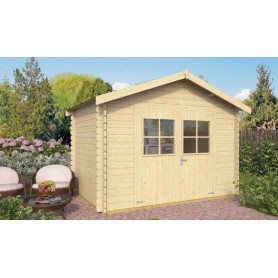 Photo chalet bois 6m2 300x200cm SOMO de Jardin et Chalet
