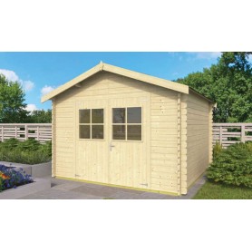 Photo du chalet bois 9m2 300x300cm NOJA de Jardin et Chalet