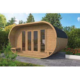 Photo du chalet bureau de jardin OVAL 16m2 de Jardin et Chalet