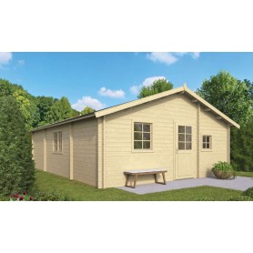 Chalet habitable 45m2 800x595cm MALAGA de Jardin et Chalet