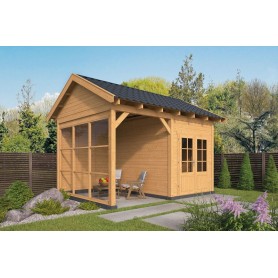 Kiosque Hamar en mélèze/douglas Type 3 L Vitré