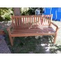 Banc de jardin en teck Bretagne 150cm design et solide