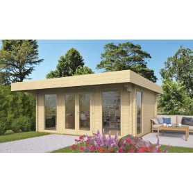 Photo du Chalet bois 16,1 m2 Miami 380x500m2 de Jardin et Chalet
