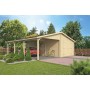 Garage carport 30,8+28,4m2 830x765cm Blaise - 58mm -