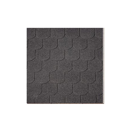 Bardeaux de toiture queue de castor noir 3m2 ( shingle )