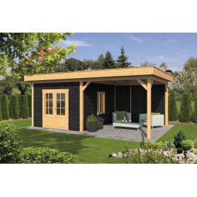 Pavillon ossature bois Oslo en mélèze/douglas Type 4