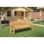 Banc de parc en teck 180cm Norwich