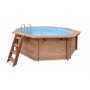 Piscine bois Cabana Beach 434x401x118cm