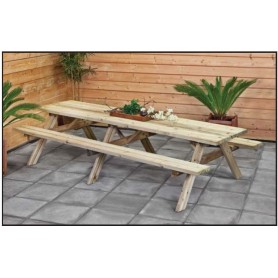 Table de picnic en bois, plusieurs dimensions