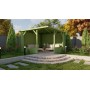 Kiosque bois 12m2 350x350cm Mitch