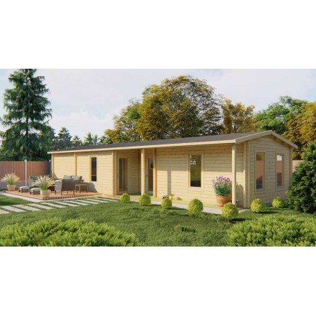 Chalet habitable 68m2 490x1400cm Slave