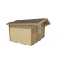 Chalet bois 11m2 300x380cm Mika