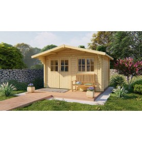 Chalet bois 12m2 300x400cm Rorik