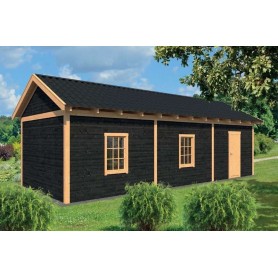 Kiosque Hamar XL type 8 mélèze/douglas l990xP445