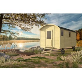 Roulotte en bois 237x600cm Angelo