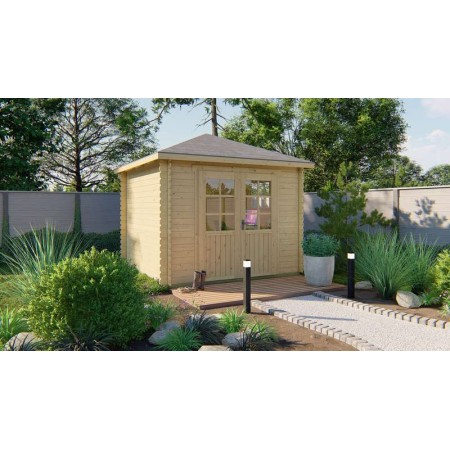 Abri de jardin 8m2 300x300cm Halvar