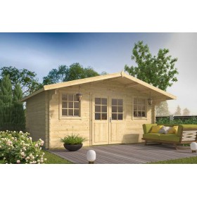 Chalet bois 19m2 500x380cm PARIS