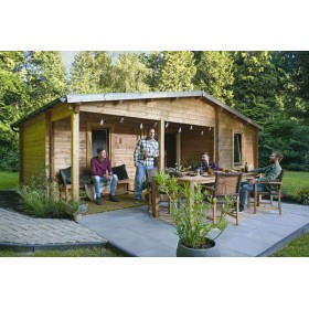 Chalet habitable 25,6+6,2m2 731x498cm Litchie