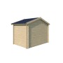 Vue de dos abri de jardin 6m2 Salzland 295x205