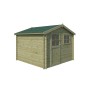 Vue de l'abri de jardin 9m2 Salzland 295x295 - 28mm
