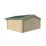 Vue de dos de l'abri de jardin 20m2 Winchester 505x385+90
