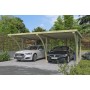 Photo du Carport voiture 30m2 Caprice 600x500cm - Imprégnation Verte