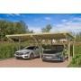 Photo du Carport voiture 33m2 Caprice XL 600x550cm - Imprégnation Verte
