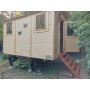Roulotte en bois Joey 237x360cm parois prémontées