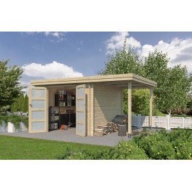 Photo du Pool House 15m2 Portland 445x325+10cm - 28mm - Bac acier
