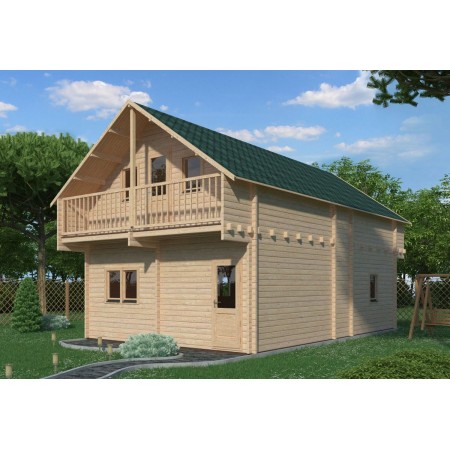 Photo du Chalet bois habitable RE2020 Verone – 80 m², 2 chambres