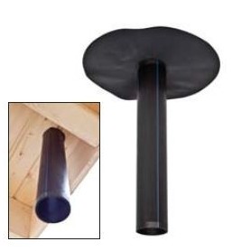 Evacuation ronde (toiture chalet)