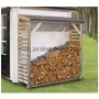 Abri pour bois de cheminée TUINDECO