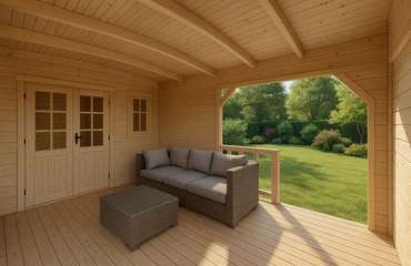pool house en bois