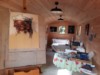 Roulotte d'artiste à Reims 