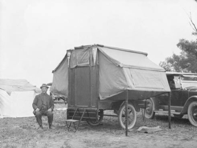 Roulotte de camping à Nantes