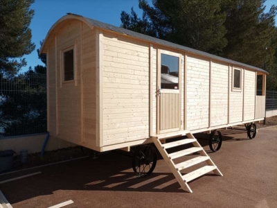 Roulotte de travailleur à Toulouse